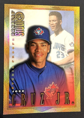 1998 Donruss Studio Studio Proofs Gold #SN/300 #2 Jose Cruz Jr. ~ Blue Jays