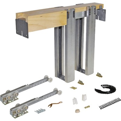 Hardware 1500 Series Soft Close Pocket Door Frame Hardware 153068SC  Hardware