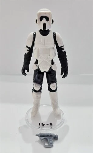 A-758 VINTAGE 80'S KENNER STAR WARS BIKER SCOUT TAIWAN COO COMPLETE