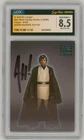 CGC SS 8.5 Star Wars Galaxy IV Card SIGNED Adam Hughes PERFECT 10 Auto! ~ Luke
