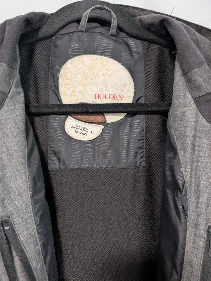 Chaqueta de snowboard Holden de rendimiento gris bicolor talla grande Foto 3 de 4