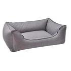 Aumüller Basic Line Dog Sofa Bed, Gray - 80 cm, Stain-Resistant Cover