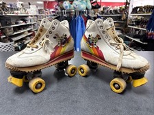 VTG 70s Walt Disney Mickey/Minnie California Free Former Skates Youth Size 4