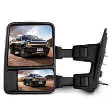 Mirror for Ford F250 F350 F450 F550 2008 2016 Folding Telescoping Black