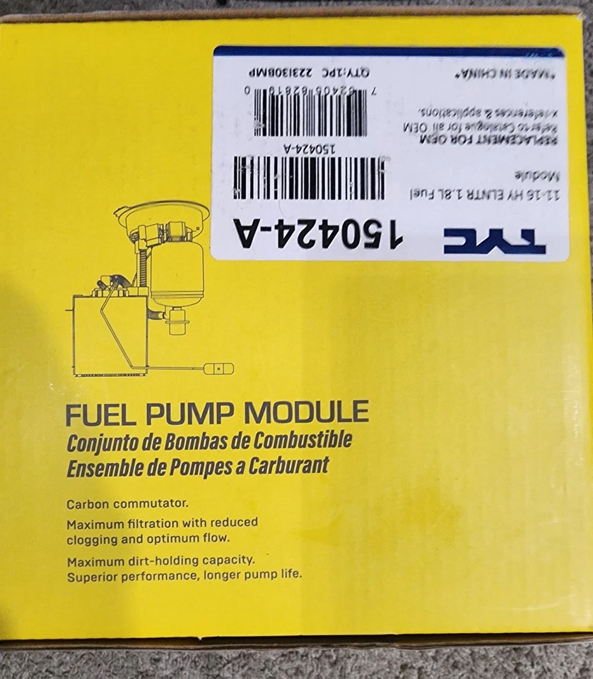 Модуль топливного насоса TYC 2011-2016 Hyundai Elantra GLS L4 1,8 л - Изображение 4 из 4