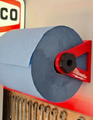 Wandhalterung Papier Wischer Pro - Ultra Robust (Werkstatt / Van)