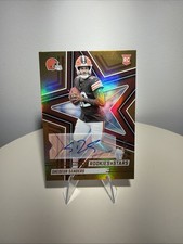 2025 Panini Rookies & Stars Rookies Shedeur Sanders Signature Orange /199 CLEAN