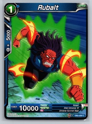 Dragon Ball Super Rubalt DB2-056 C Divine Multiverse Universe 10 Alien