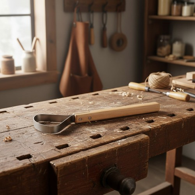 #ad #ad 11.2 Inch Pelt Scraper Fleshing Tool for Tanning and Leather Crafting Supplies $17.01