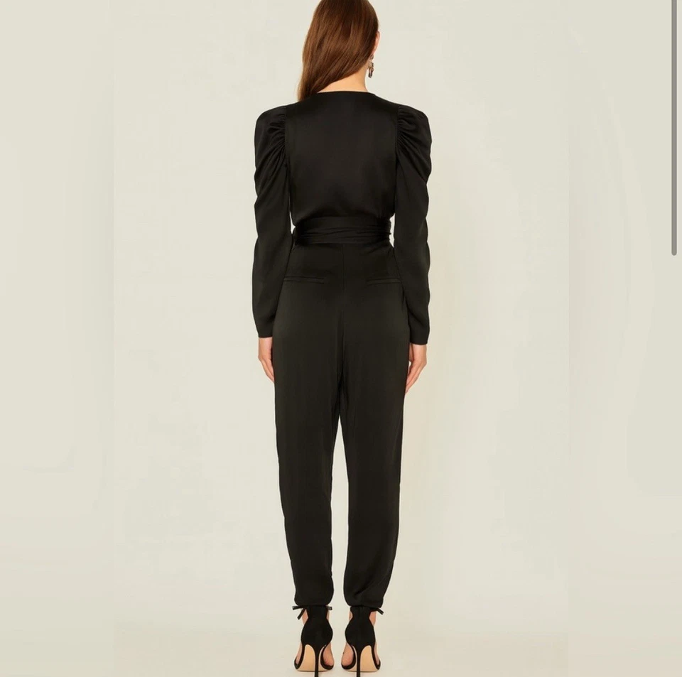 A.L.C. Mono Christian con Cinturón Desmontable en Negro/TALLA 8/GRANDE Foto 2 de 4