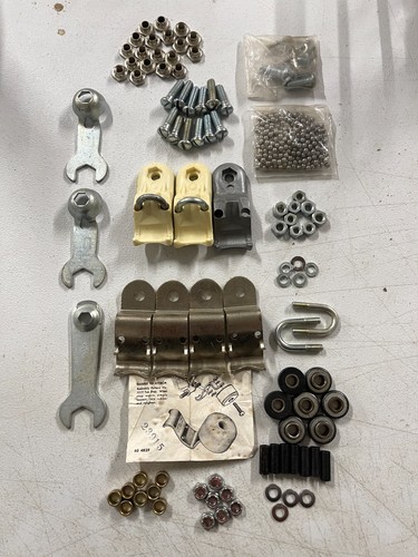 Lot of Vintage Roller Skating Derby Tools Pieces Parts Fasteners