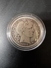 🔥1908 S BARBER HALF DOLLAR LOW MINTAGE *key date* 90% SILVER COIN NICE BARBER