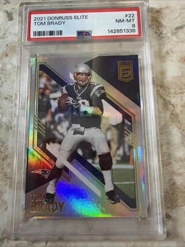 Tom Brady PSA 8 New England Patriots