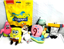 Nickelodeon **SPONGEBOB & FRIENDS CLIP BAG CHARM KEY CHAIN NEW** You Choose