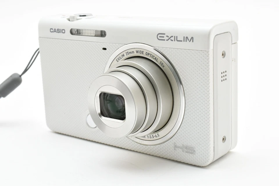CASIO EXILIM HIGH SPEED EX-ZR70 Digital Camera White [EXC++] From Japan E2653 - Image 3 of 4