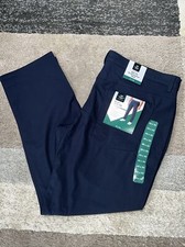 Member's Mark Men's Performance Slim Fit Benton Pant Navy Size 40x30 NWT