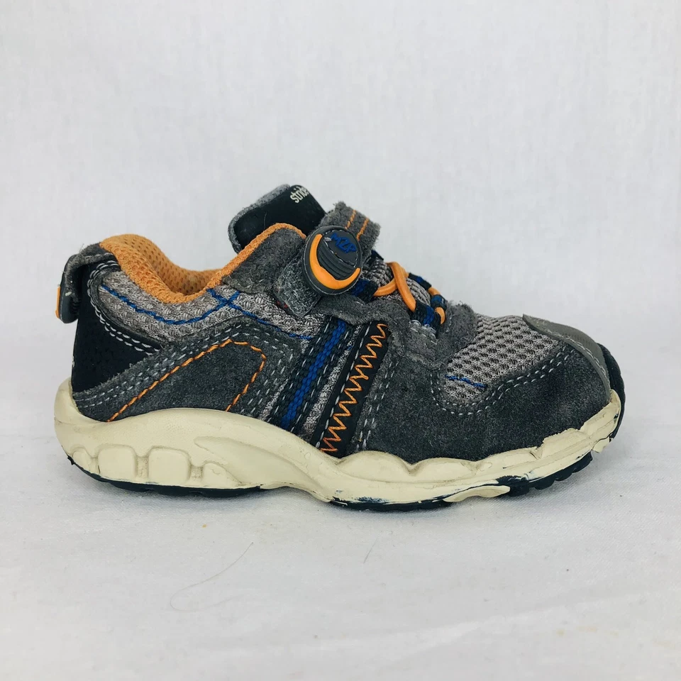 Stride Rite M2P Baby Knox Talla 5.5M Niño Pequeño Zapatos para Caminar Cuero Sin Corbata Foto 3 de 4