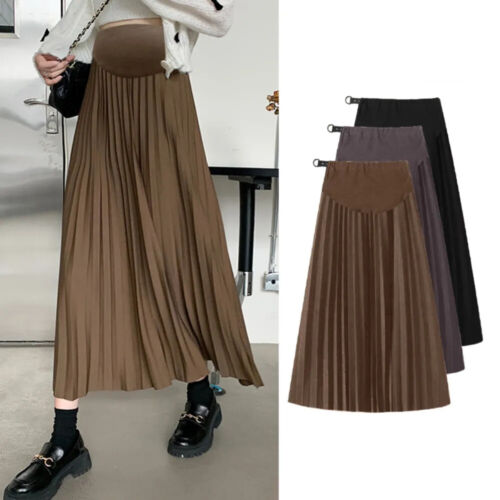 2023 Autumn Winter Maternity Skirts Clothes Pregnant Women Pregnancy vestidos - Picture 1 of 14