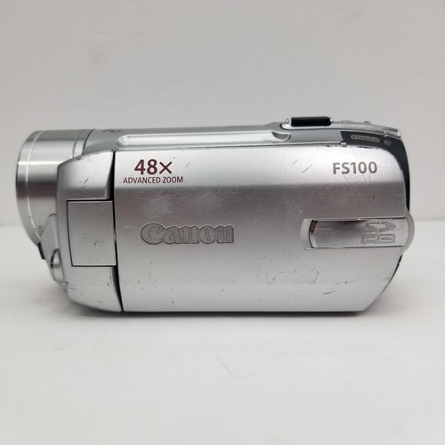 Canon FS100 Digital Video Camcorder 48x/2000x Zoom W/Box Power Cord Remote +More - Picture 11 of 22