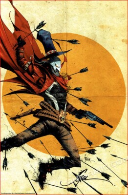 GUNSLINGER SPAWN * Signed ART PRINT Jonathan Glapion POSTER Cover