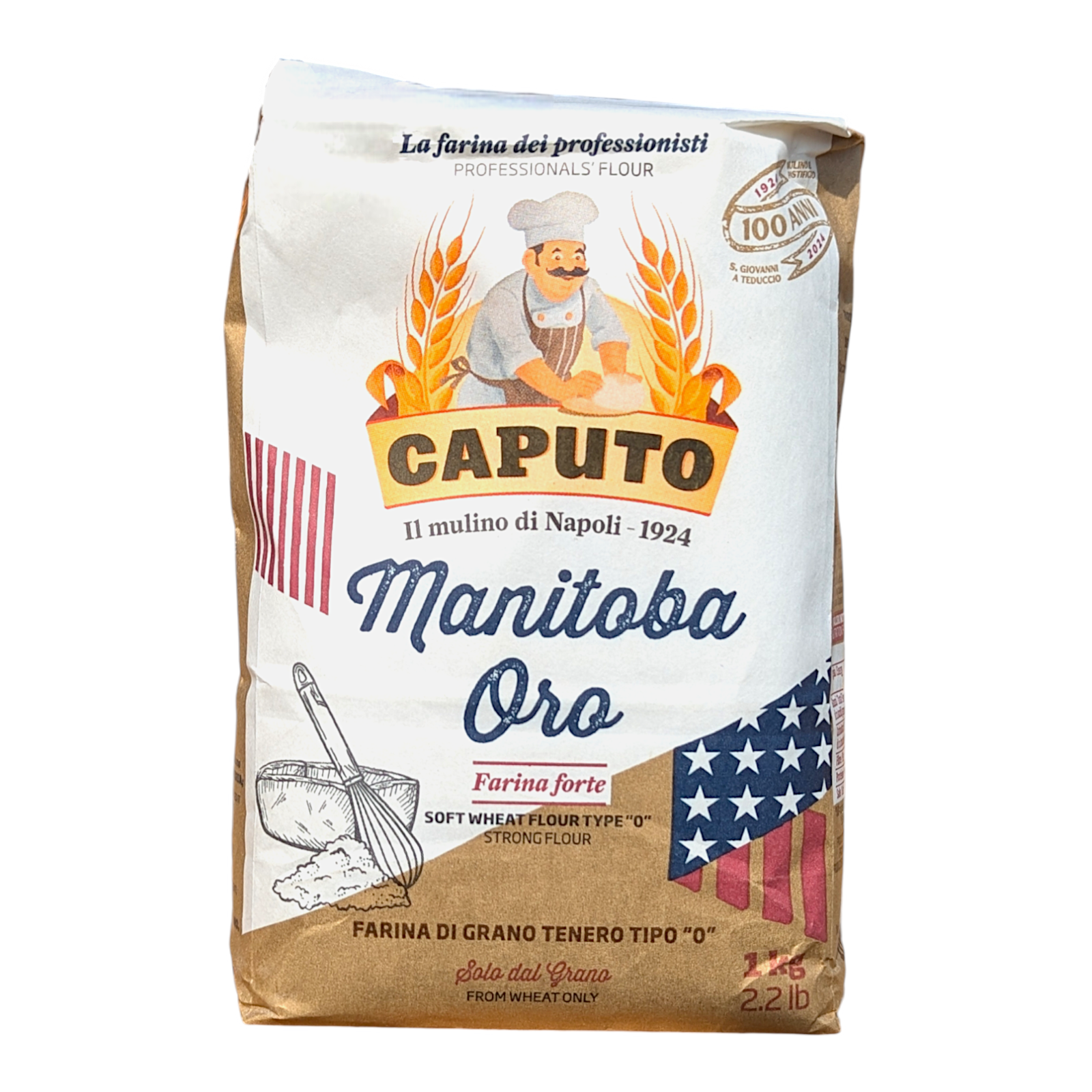 Caputo Farina Manitoba Oro - Strong Flour Type ""0"", Farina Forte 1kg