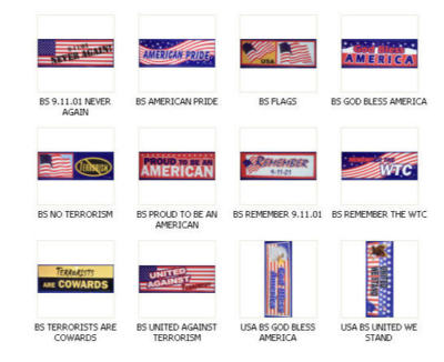 PATRIOTIC USA FLAG GOD BLESS AMERICA BUMPER STICKERS REMEMBER 911 YOU ...