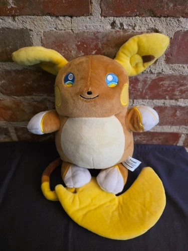 Tomy: Pokemon Plush: ALOLAN RAICHU (No Tags) 12"