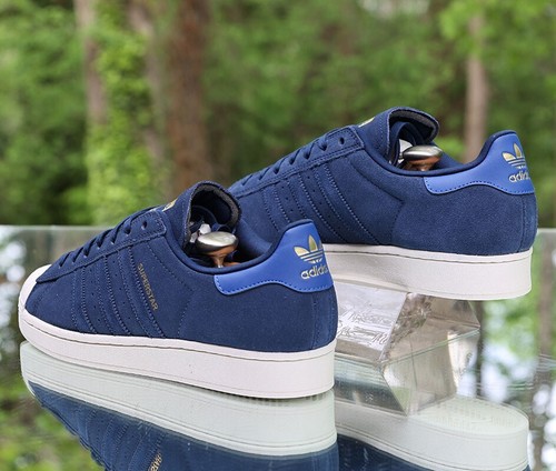 Adidas Superstar Adv Royal Blue Gold Men's Size 10.5 Custom ID3365 - Picture 12 of 13