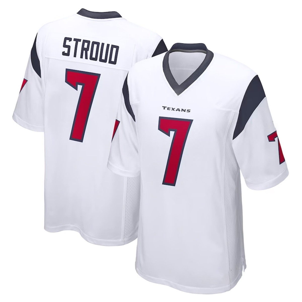 CJ STROUD jerseys ADULT #7 MENS blue and white | eBay
