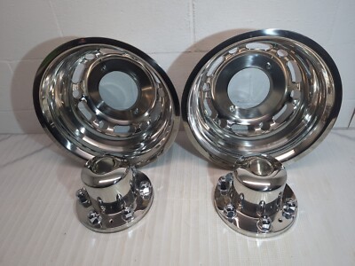 16'' MERCEDES BENZ SPRINTER DUAL WHEEL RIM SIMULATOR HUBCAP COVER PAIR