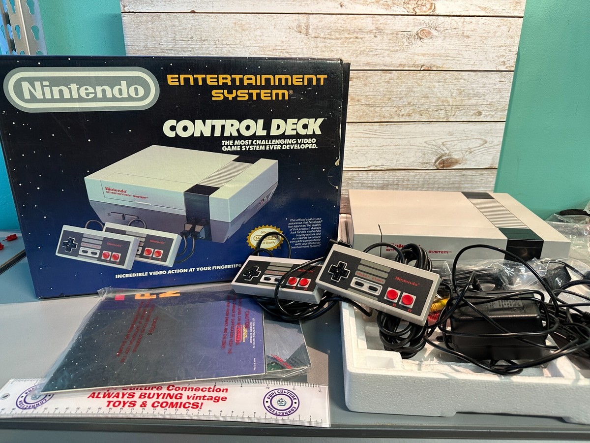 Nintendo NES Original Control Deck System Complete In The Original Box  Inv-1463