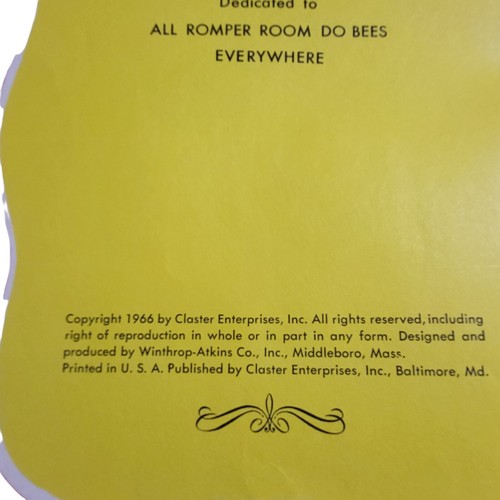 Romper Room Song Book 1966 1st Edition TV Holiday Childrens Music Piano Vocal - Picture 8 of 10