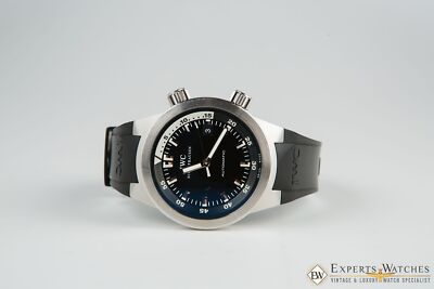 IWC Aquatimer 1000M Diver Black 42mm Rubber Straps 3548 Automatic