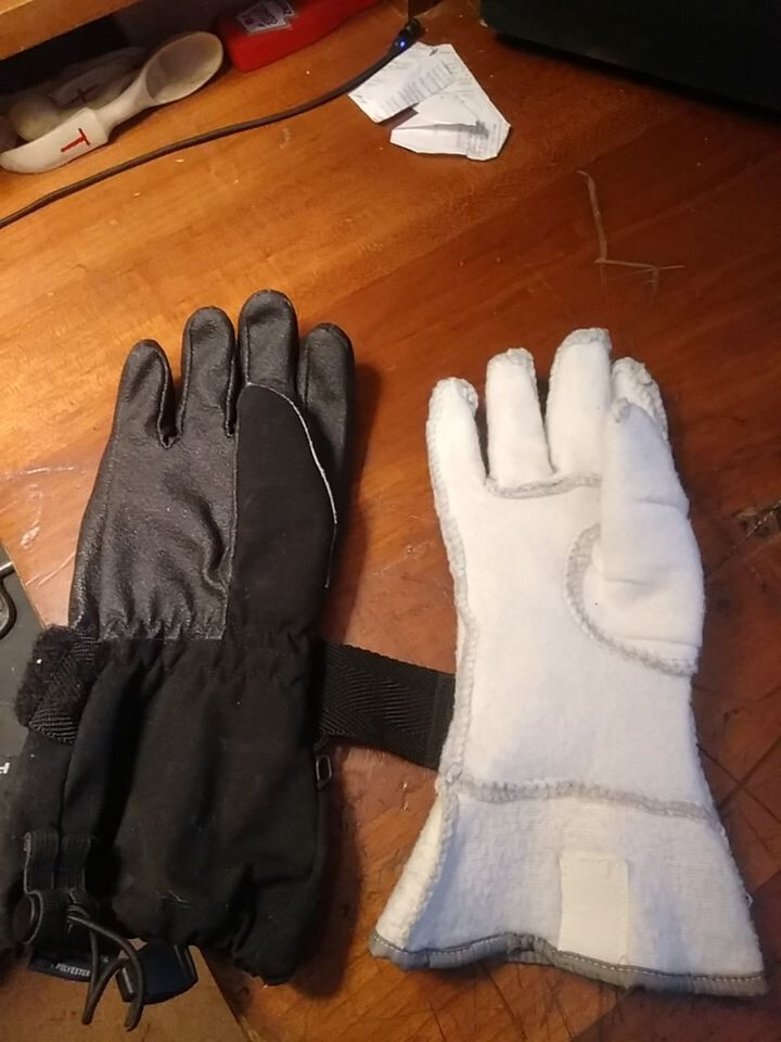 Hestra ToughTek 6000 Polyester/Leather Size 6 Lined Ski