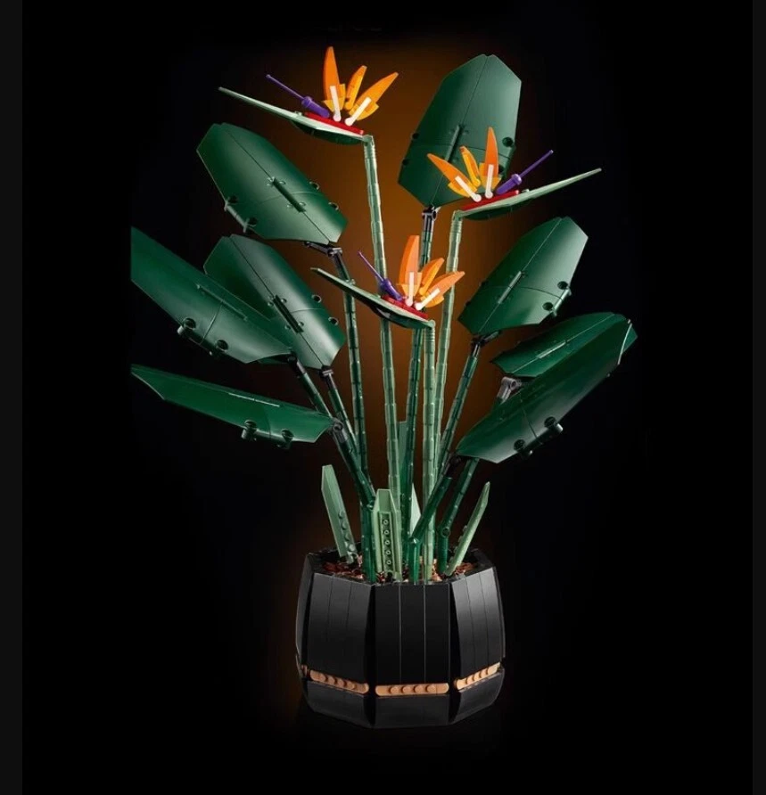 New Bird of Paradise Botanical Collection 10289 Building Blocks Toy Bricks Set - Image 4 of 4