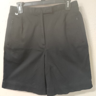 Liz Golf Shorts Liz Golf Shorts Bermuda Women Size 12 Black Flat