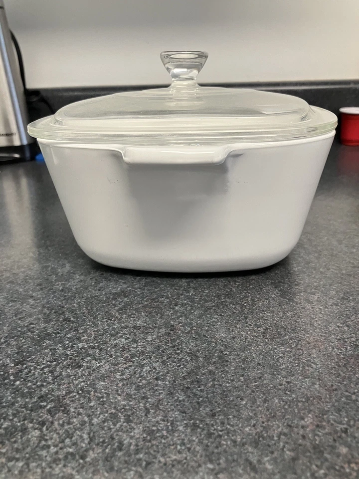 Cazuela vintage Corning Ware azul aciano P-1 3/4-B 1961-66 1,75 qt con tapa Foto 2 de 4