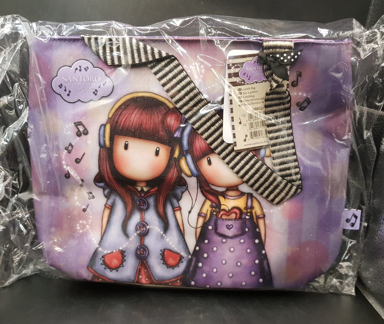 Bolsa de almuerzo Santoro Gorjuss - Incrustación refrigeradora - Escuela, niños - 388GJ18 The Duet