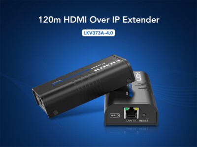 LENKENG LKV373 V4.0 1080P HDMI Extender Up to 394Ft over RJ45 Cat5/5e/6 Network