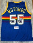 Dikembe Mutombo Autographed Signed Denver Nuggets NBA HOF Inscribed Jersey PAAS