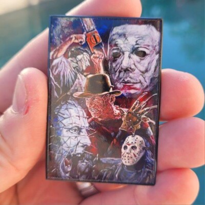 Halloween Horror Classics Movie Enamel Lapel Pin