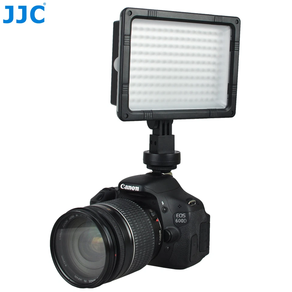 Luz de video LED portátil JJC para cámara Nikon Canon Sony Petax, se adapta a EN-EL3e BP511 Foto 4 de 4
