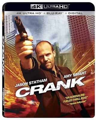 NEW Crank (2006) 4K Ultra HD Blu-ray 2-Disc US Release w/Jason