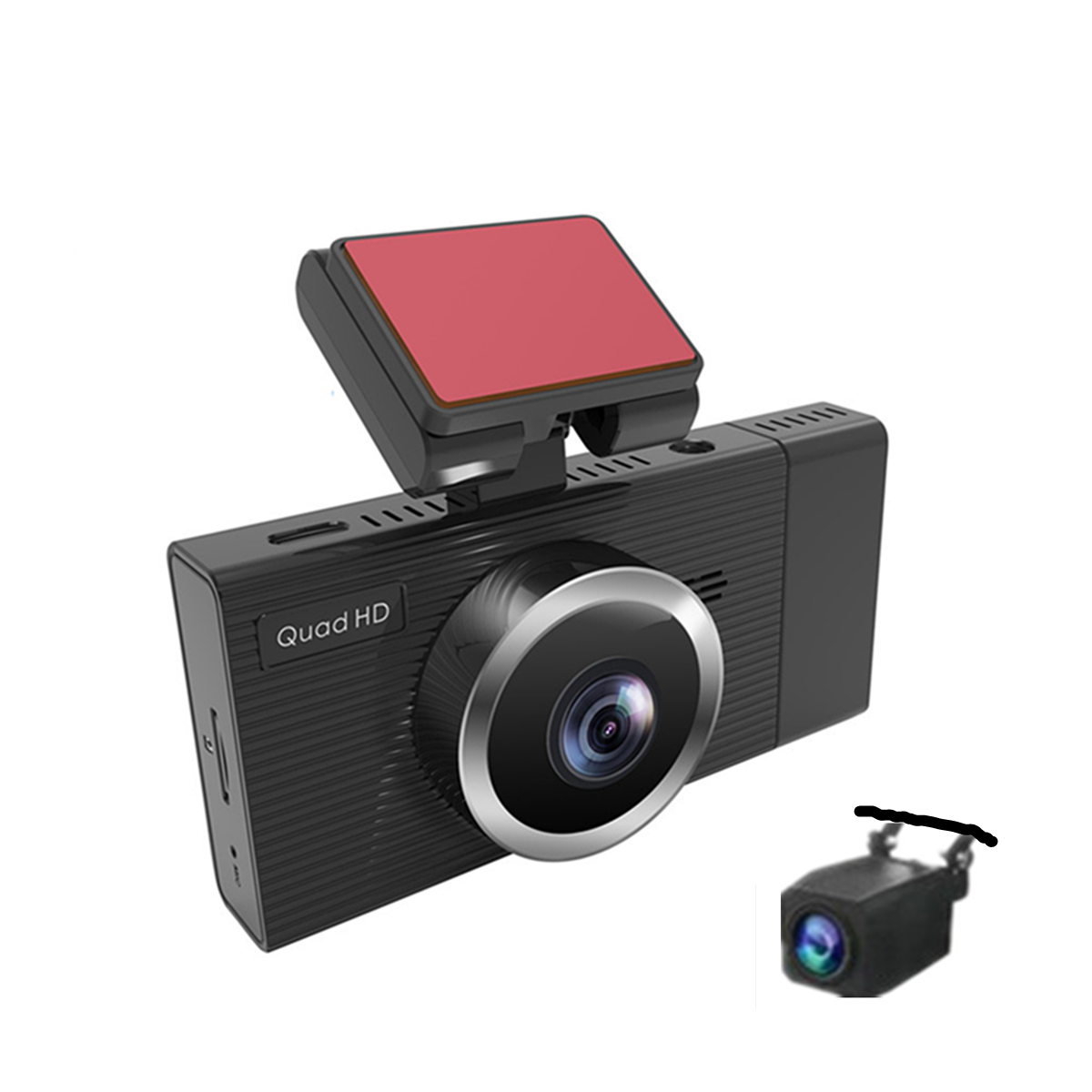 3 Channel Dash Cam WiFi Car DVR 360° Panoramic 1080P Car Camera Night Vision