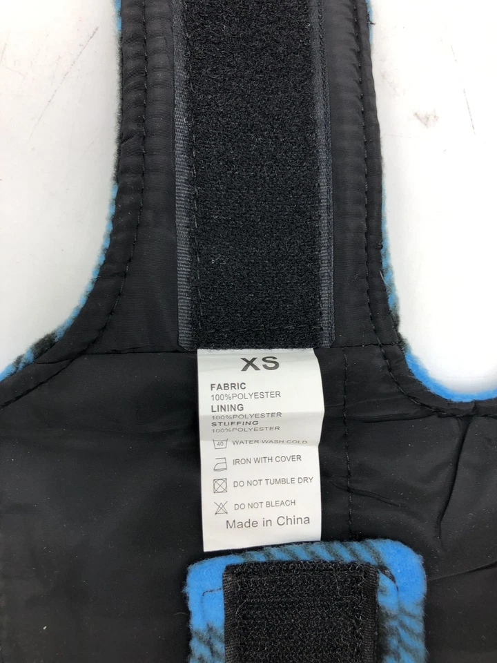 CITÉTOILE Abrigo de Perro Reversible Invierno, Reflectante, Impermeable, Azul XS - Imagen 4 de 4