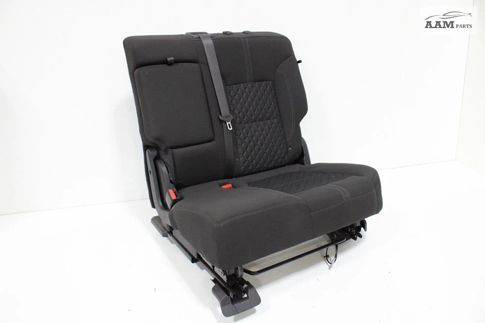 Chevrolet Blazer 2019-2022 segunda fila asiento trasero izquierdo tela negro OEM Foto 2 de 4