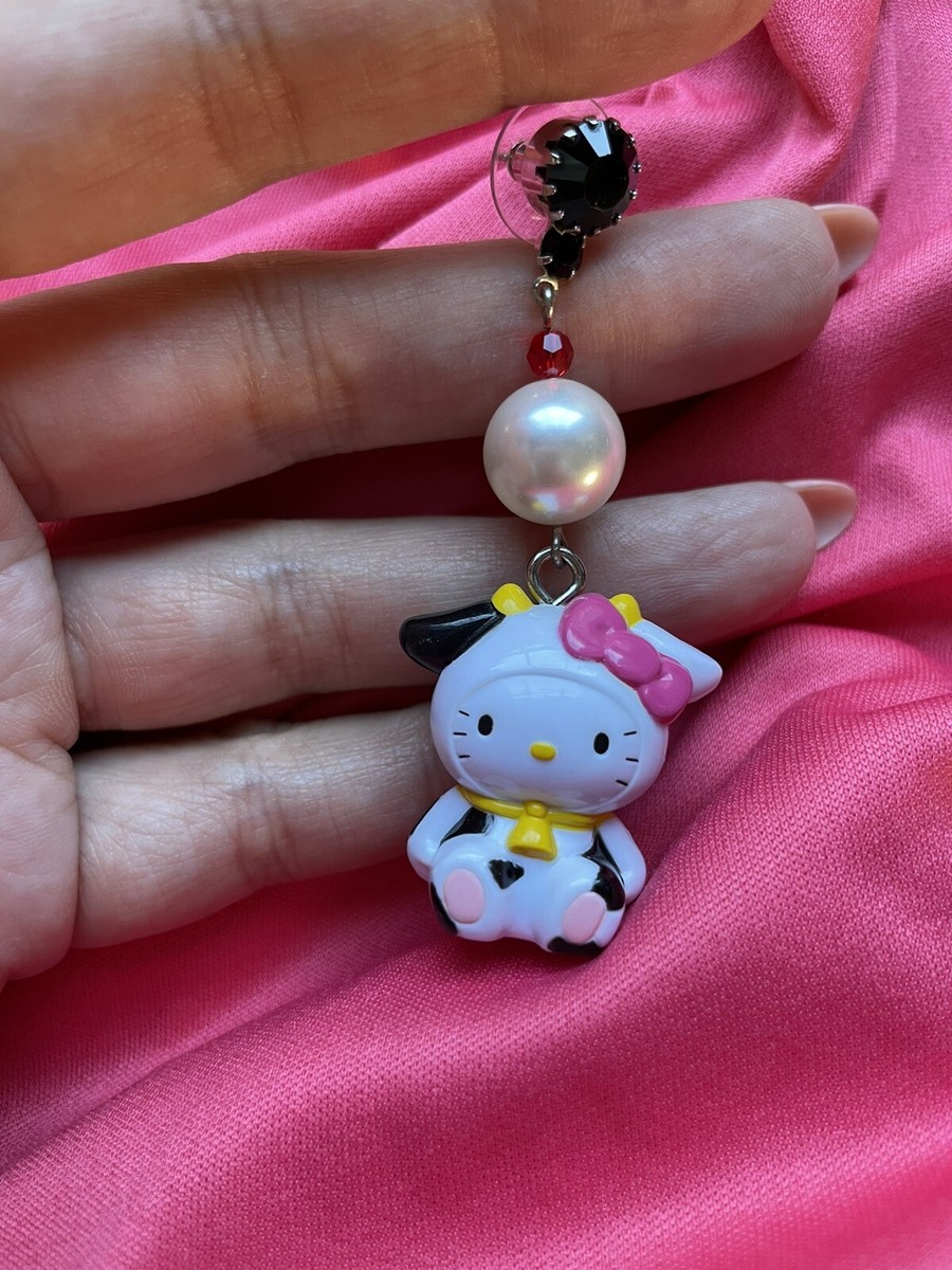 Tarina Tarantino Pink Head Vintage Hello Kitty Cow Suit