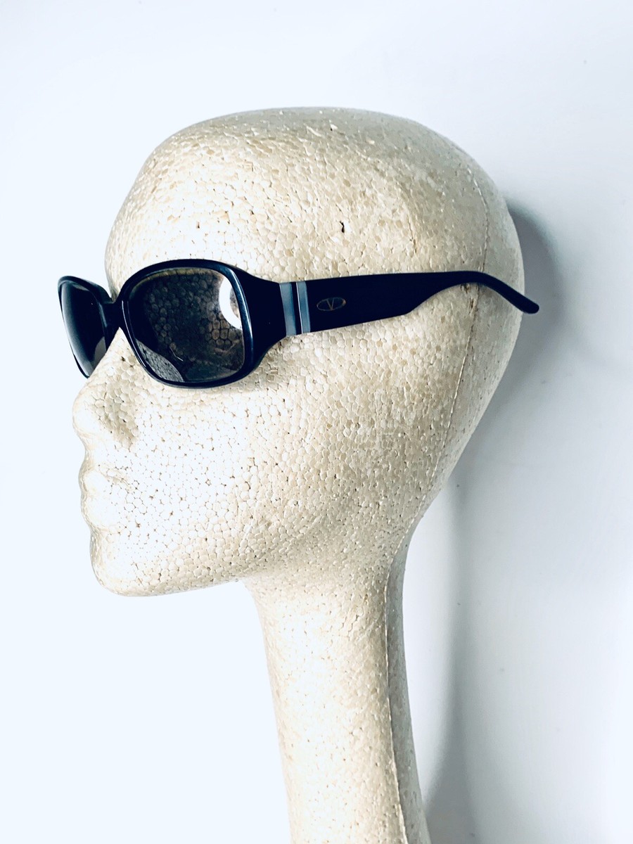 Valentino Oversized Black Rectangular Frame w Wide Temples  display picture 3