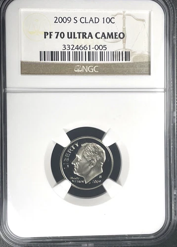 2009 S 10c Clad Roosevelt Dime NGC PF 70 ULTRA CAMEO