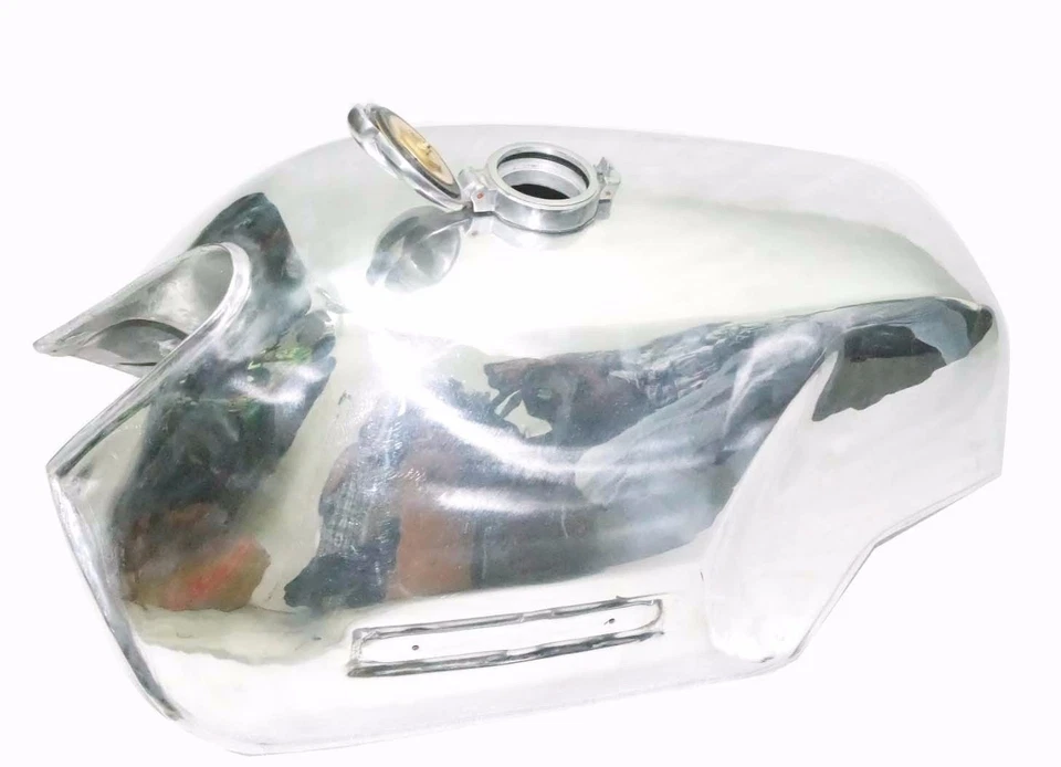 Tanque de combustible de gasolina de acero cromado + tapa de llenado para Ducati 860 900 S2u Foto 4 de 4